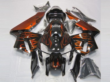 2005-2006 Burnt Orange Flame Honda CBR600RR Fairings for Sale