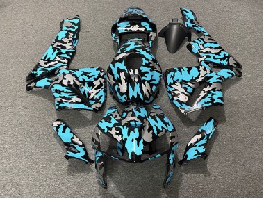 2005-2006 Camo & LIGHT CYAN Honda CBR600RR Fairings for Sale