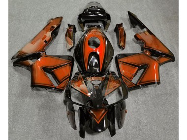 2005-2006 Deep Orange Honda CBR600RR Fairings for Sale