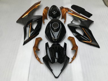 2005-2006 Gloss Black & Bronze Suzuki GSXR 1000 Fairings for Sale