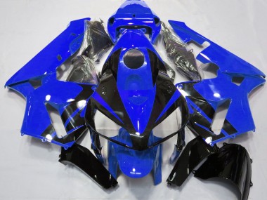 2005-2006 Gloss Blue & Black Design Honda CBR600RR Fairings for Sale