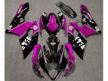 2005-2006 Gloss Pink and Black Custom Suzuki GSXR 1000 Fairings for Sale