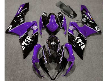 2005-2006 Gloss Purple and Black Custom Suzuki GSXR 1000 Fairings for Sale