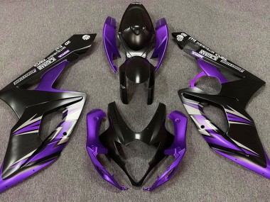 2005-2006 Matte Black and Purple Suzuki GSXR 1000 Fairings for Sale