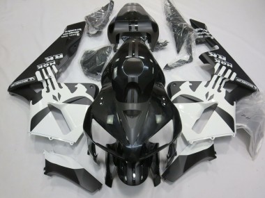 2005-2006 Matte & White Punisher Honda CBR600RR Fairings for Sale