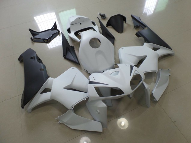 2005-2006 Matte White and Black Honda CBR600RR Fairings for Sale