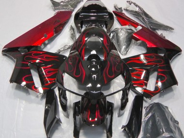 2005-2006 Red Flame Honda CBR600RR Fairings for Sale