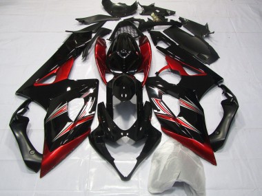 2005-2006 Red and Black Flare Suzuki GSXR 1000 Fairings for Sale