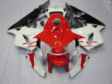 2005-2006 Red and White Style Honda CBR600RR Fairings for Sale