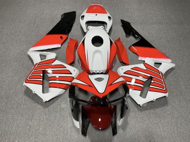 2005-2006 Red and White Wings Honda CBR600RR Fairings for Sale