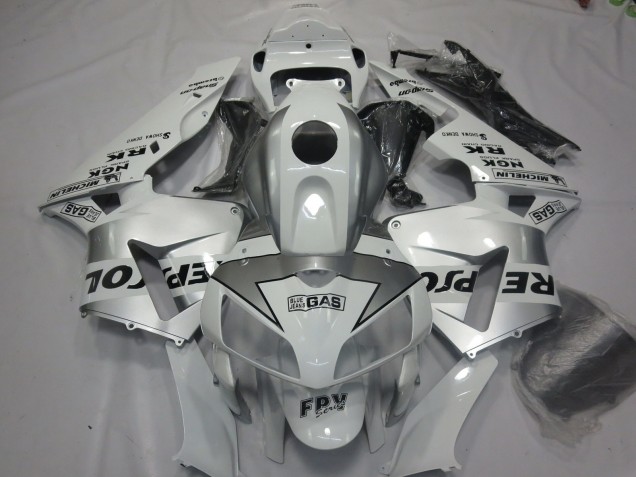 2005-2006 Silver Repsol Honda CBR600RR Fairings for Sale