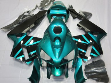 2005-2006 Teal & Gloss Black Design Honda CBR600RR Fairings for Sale