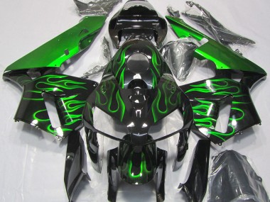 2005-2006 Vibrant Green Flame Honda CBR600RR Fairings for Sale