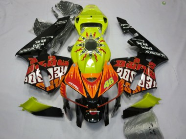 2005-2006 Vibrant Yellow Rossi Honda CBR600RR Fairings for Sale