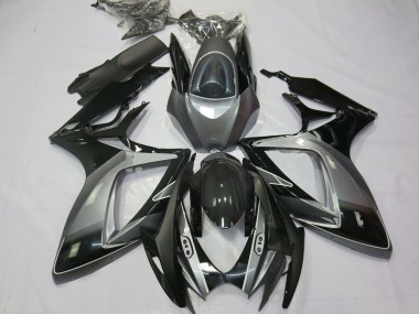 2006-2007 Black Grey Special Suzuki GSXR 600-750 Fairings for Sale