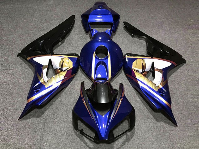 2006-2007 Blue & Gold Honda CBR1000RR Fairings for Sale