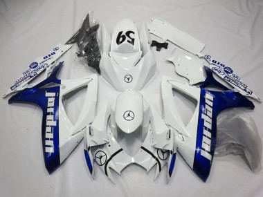 2006-2007 Blue Jordan Suzuki GSXR 600-750 Fairings for Sale