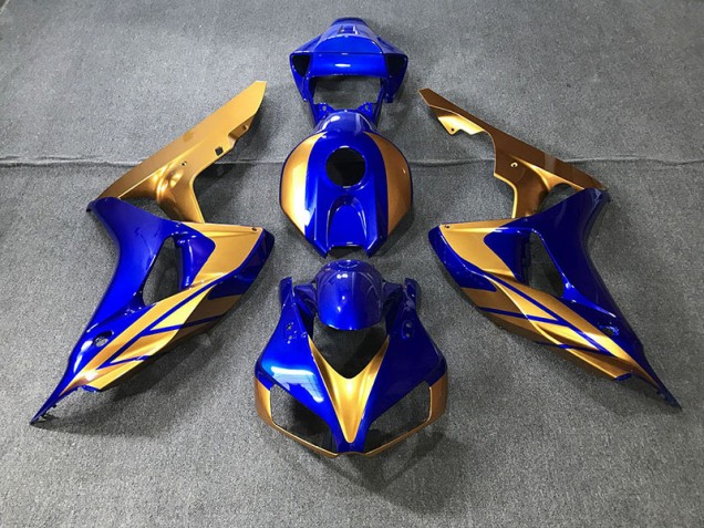 2006-2007 Blue and Gold Honda CBR1000RR Fairings for Sale