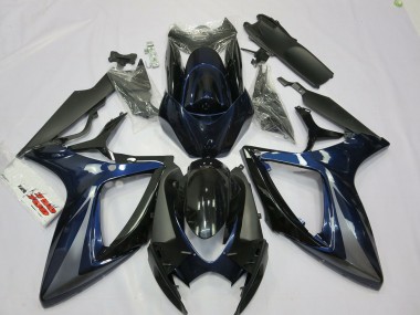 2006-2007 Blue and Grey Suzuki GSXR 600-750 Fairings for Sale