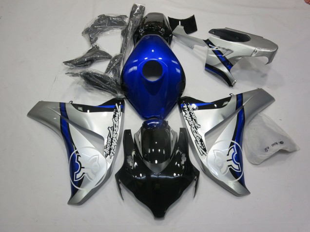 2006-2007 Blue and Silver TBR Honda CBR1000RR Fairings for Sale