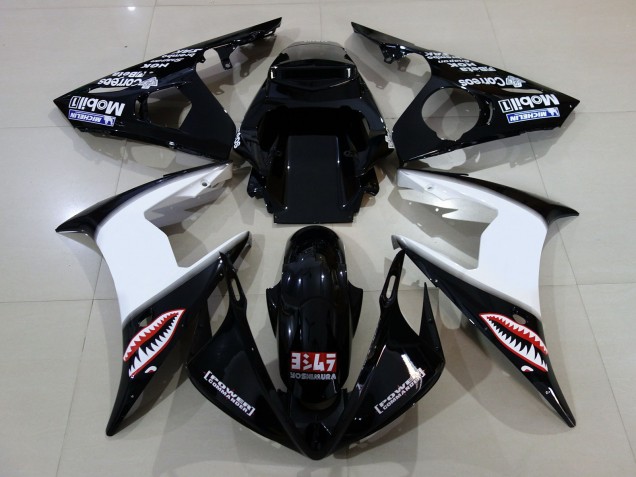 2006-2007 Gloss Black & Yamaha R6 Fairings for Sale