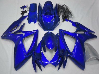 2006-2007 Gloss Blue Plain Suzuki GSXR 600-750 Fairings for Sale