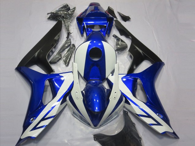 2006-2007 Gloss Blue and White Honda CBR1000RR Fairings for Sale