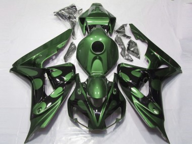 2006-2007 Gloss Green and Black Honda CBR1000RR Fairings for Sale