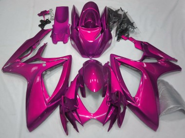 2006-2007 Gloss Pink Plain Suzuki GSXR 600-750 Fairings for Sale