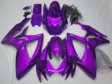 2006-2007 Gloss Purple Plain Suzuki GSXR 600-750 Fairings for Sale