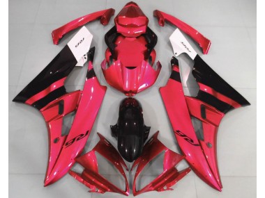 2006-2007 Gloss Red and Black Yamaha R6 Fairings for Sale