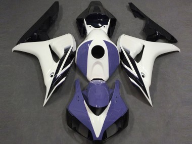 2006-2007 Gloss White Blue and Black Honda CBR1000RR Fairings for Sale