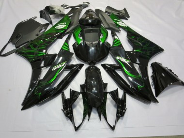 2006-2007 Green Flame Yamaha R6 Fairings for Sale