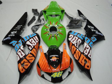 2006-2007 Green Rossi Honda CBR1000RR Fairings for Sale