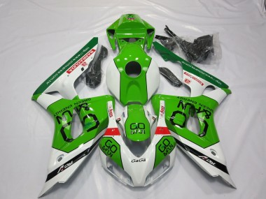 2006-2007 Green and White Honda CBR1000RR Fairings for Sale