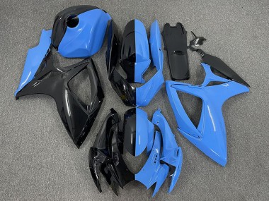 2006-2007 Half Blue and Black Suzuki GSXR 600-750 Fairings for Sale