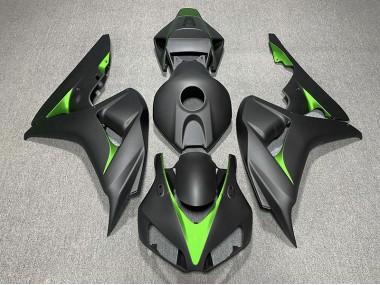 2006-2007 Matte Black and Green Honda CBR1000RR Fairings for Sale