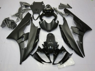 2006-2007 Matte and Gloss Black Yamaha R6 Fairings for Sale