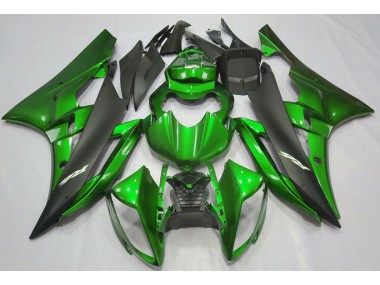 2006-2007 Metallic Green & Black Yamaha R6 Fairings for Sale