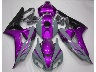 2006-2007 Nardo Grey and Purple Honda CBR1000RR Fairings for Sale