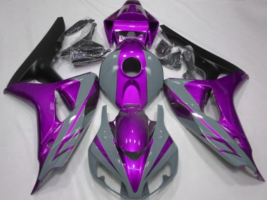 2006-2007 Nardo Grey and Purple Honda CBR1000RR Fairings for Sale