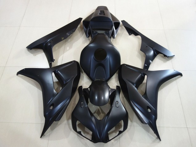 2006-2007 Plain Matte Black Honda CBR1000RR Fairings for Sale