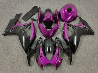 2006-2007 Purple and Black Suzuki GSXR 600-750 Fairings for Sale