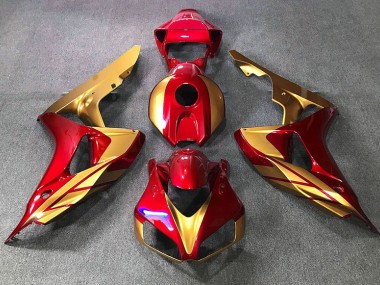 2006-2007 Red & Gold Honda CBR1000RR Fairings for Sale