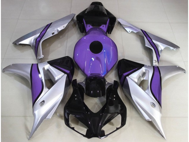 2006-2007 Silver and Purple Custom Honda CBR1000RR Fairings for Sale