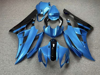 2006-2007 Sky Blue and Black Yamaha R6 Fairings for Sale