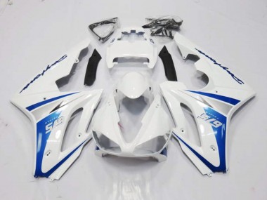 2006-2008 White and Blue Style Triumph Daytona 675 Fairings for Sale