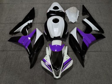 2007-2008 Black White and Purple Honda CBR600RR Fairings for Sale