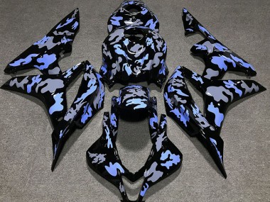 2007-2008 Blue and Gray Camouflage Honda CBR600RR Fairings for Sale