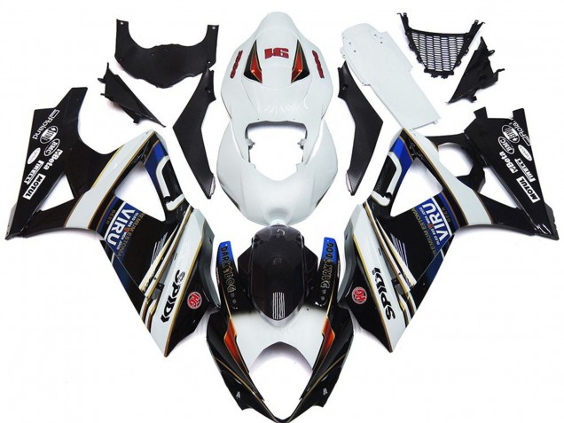 2007-2008 Custom VIRU Style Suzuki GSXR 1000 Fairings for Sale